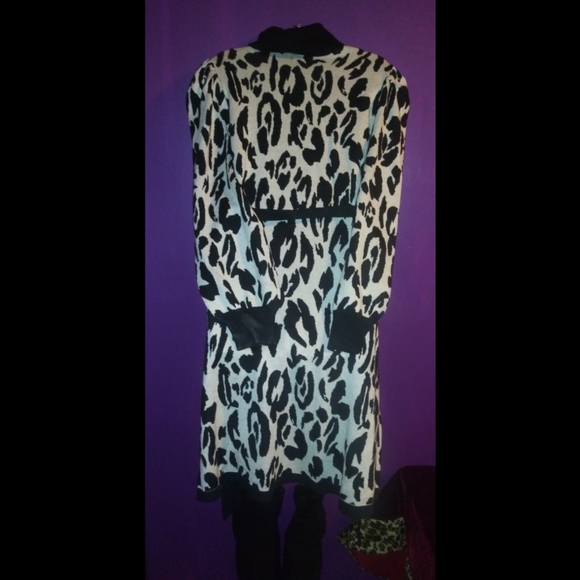 Who What Wear Leopard Sweater Dress - Picture 12 of 14
